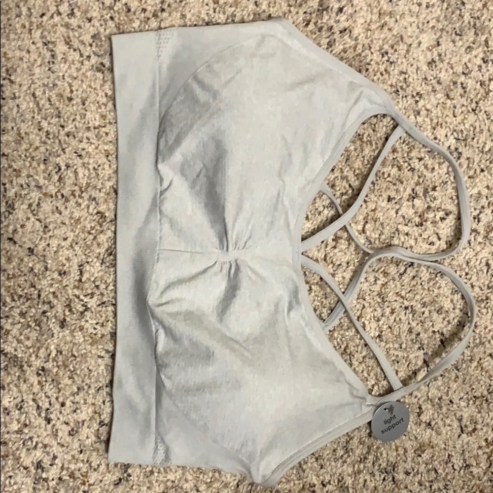 NWT Light Grey Sprts Bra